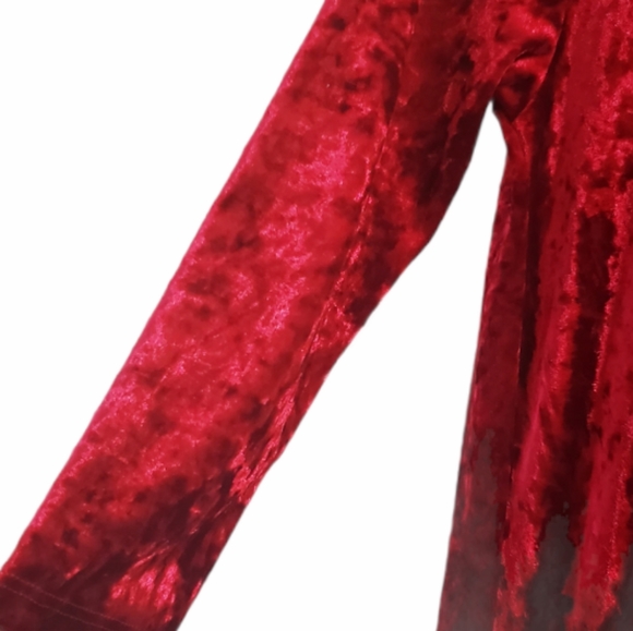 ee:some red velvet dress - size small - Picture 5 of 7